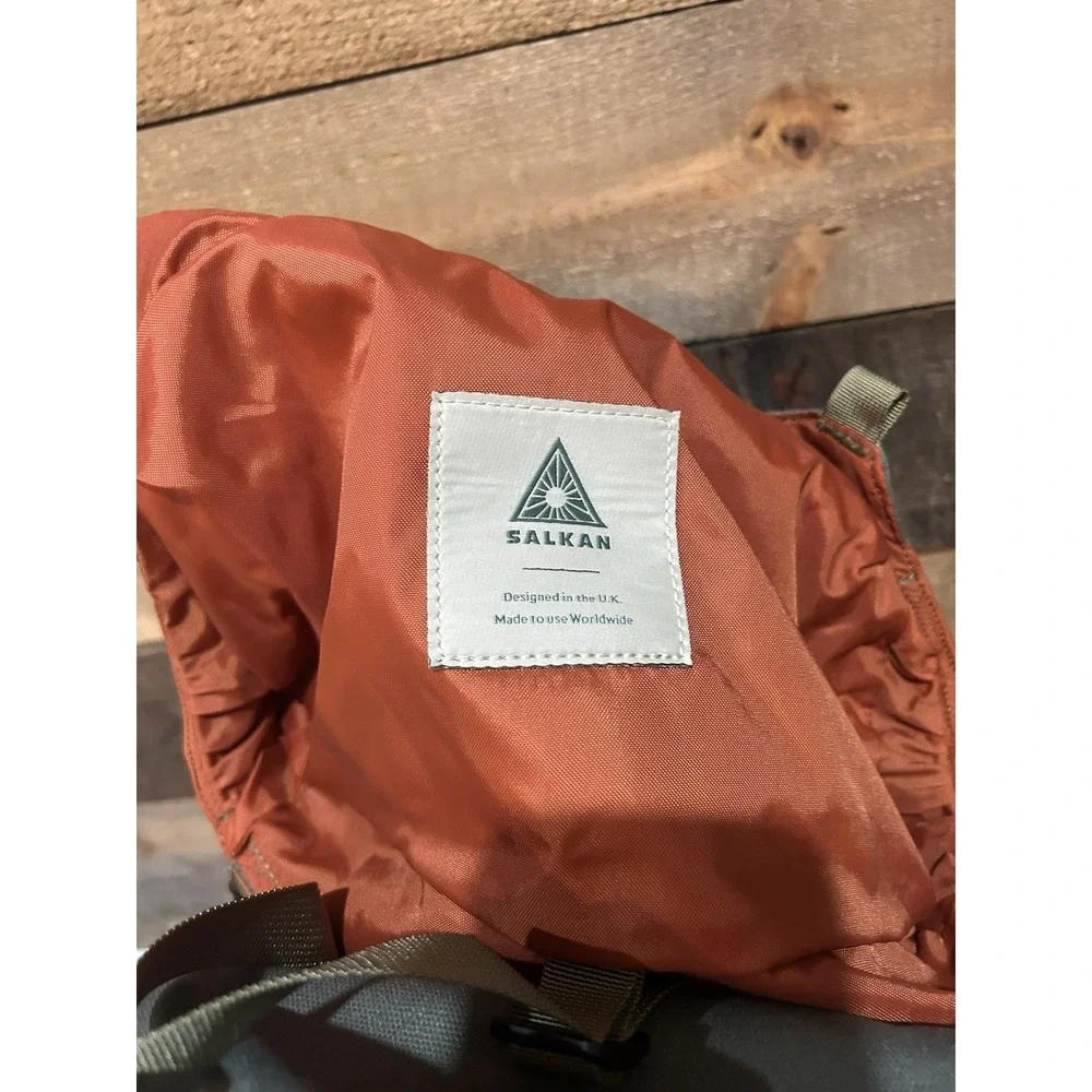 Salkan The‎ Carry-On 35L Green Gorpcore Hiking Backpack EUC